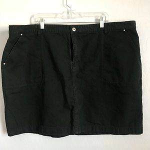 Black denim Tommy Hilfiger skirt